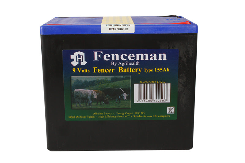 Fenceman Fencer Battery 9V 155Ah