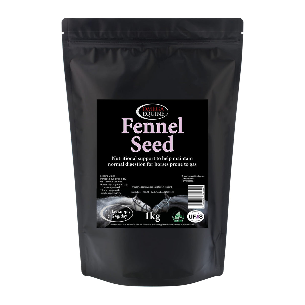 Omega Fennel Seed 1Kg