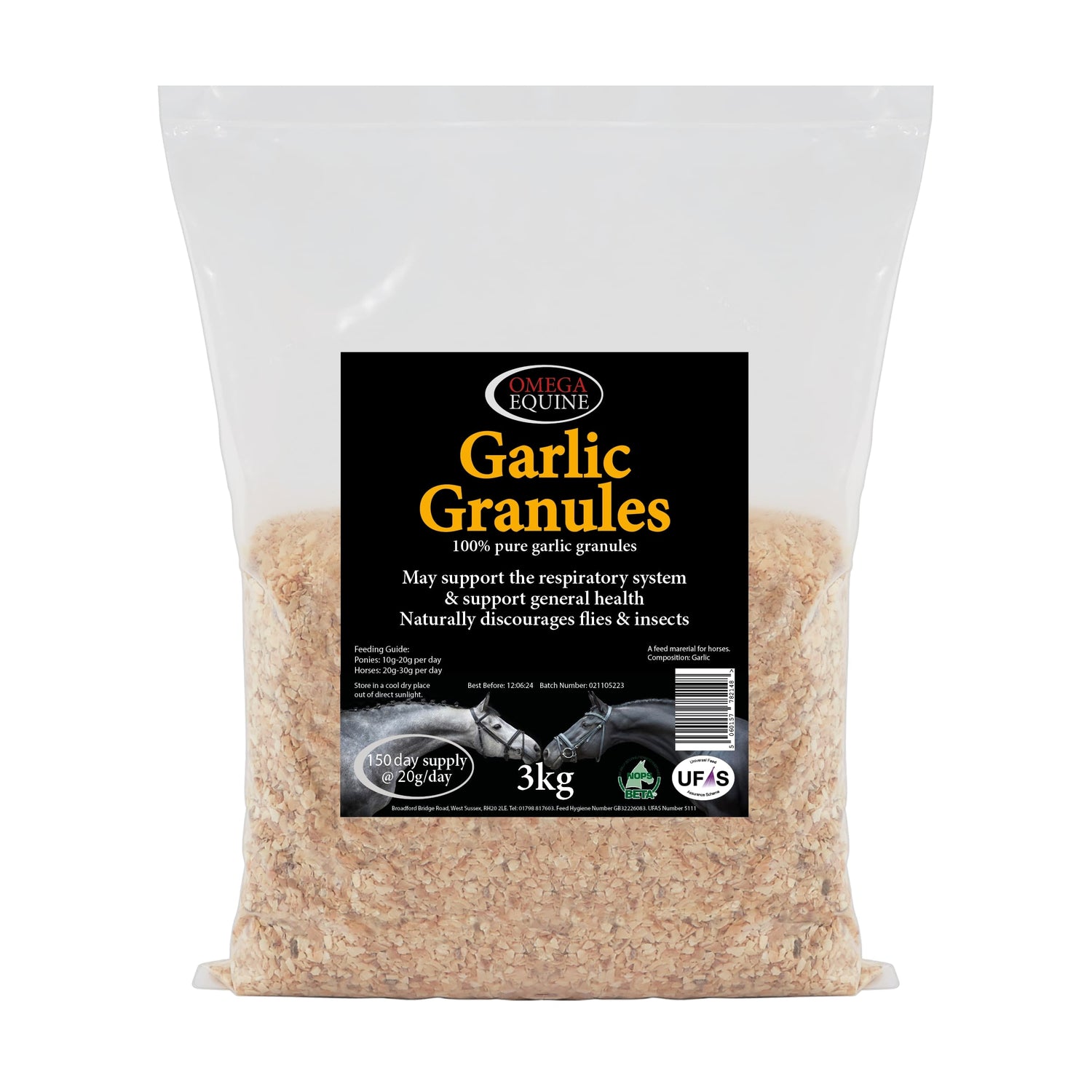 Omega Garlic Granules 3kg