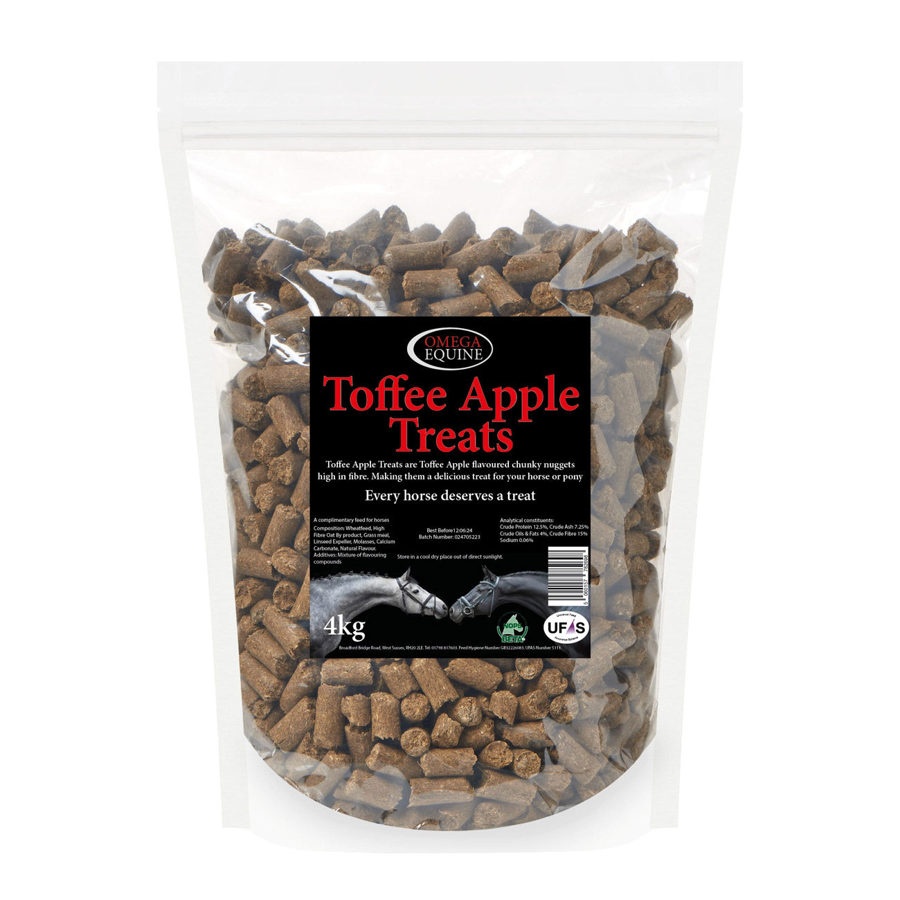 Omega Toffee Apple Treats 4kg