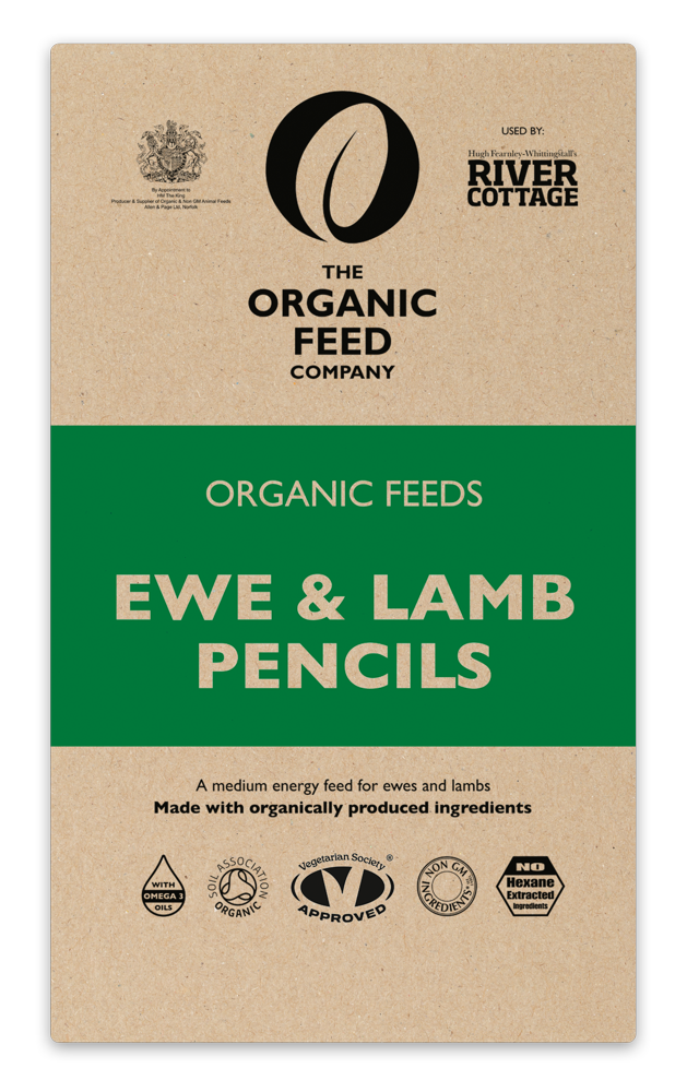 Package of Organic Feed Company Ewe & Lamb Pencils on a white background