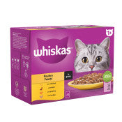 Whiskas Poultry Feasts 1+ In Gravy X12