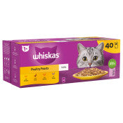 Whiskas Poultry Feasts 1+ In Jelly X40