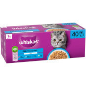 Whiskas Fish Favorites 1+ In Jelly X40