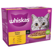 Whiskas Poultry Feasts 7+ In Gravy X12