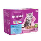 Whiskas Fish Favorites 2-12 Months In Jelly X12