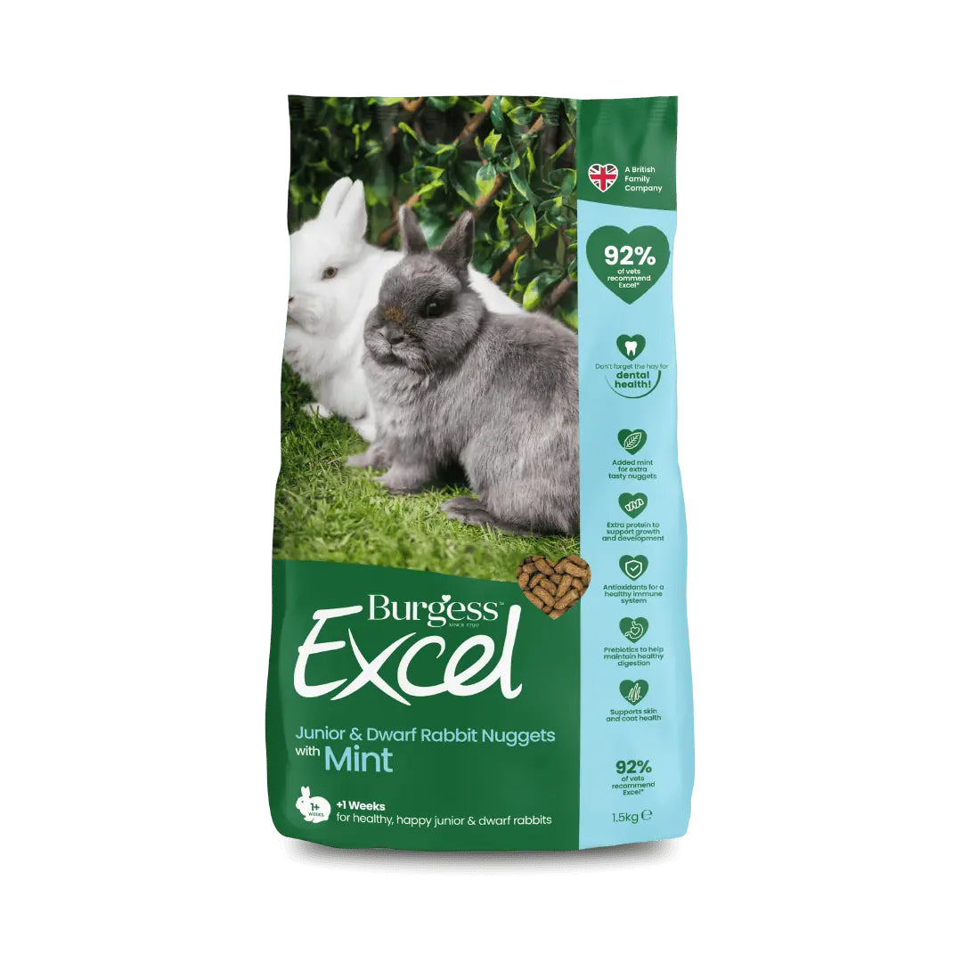 Burgess Excel Rabbit Junior & Dwarf 10Kg