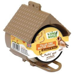 Filled Bird Butter Feeder Meal Worm & Insect