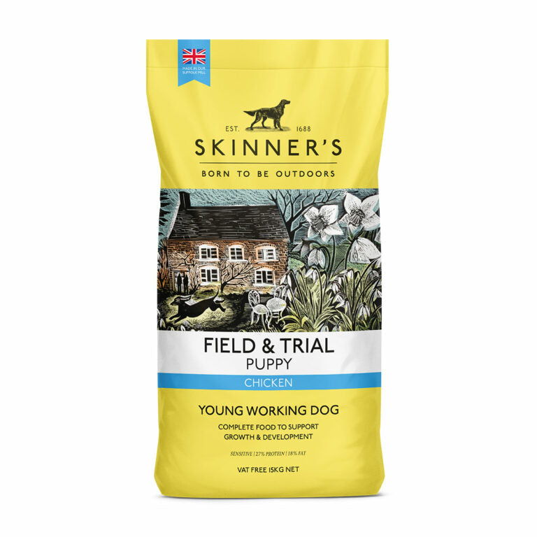 Skinners Puppy Chicken 15kg Yellow