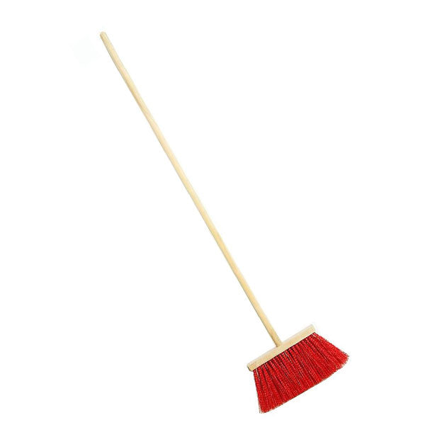 Long Hair Yard Broom 10" BLACK